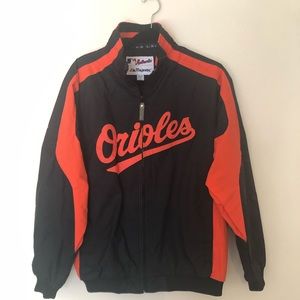 BALTIMORE ORIOLES DUGOUT JACKET YOUTH XL MAJESTIC